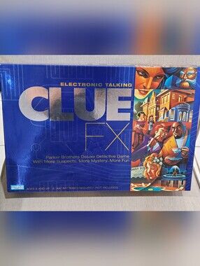 Clue FX Electronic Talking Board Game 2003 Parker Brothers- Tested COMPLETE